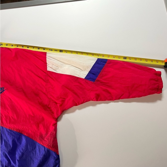 Vintage Nike Swoosh 80s 90s Full Zip Windbreaker Embroidered Logo L Unisex - Picture 14 of 16